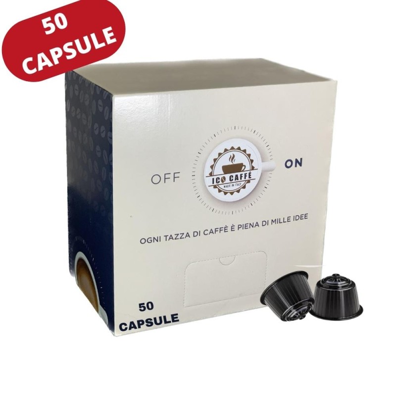 |50| Capsule | DOLCE GUSTO| FORTE E CREMOSO |Capsula compatibile Dolce Gusto - Aroma Forte e Cremoso