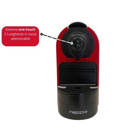 MACCHINA DA CAFFE NECCHI NEM-201 COMPATIBILE  CON CAPSULE NESPRESSO
