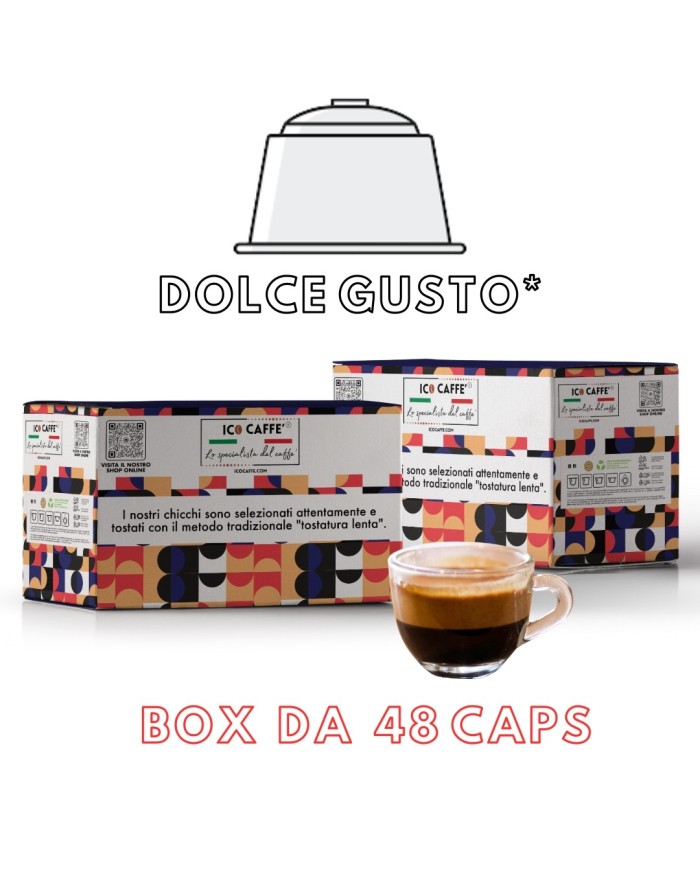 Capsule compatibile Dolce gusto dek box da 48 capsule
